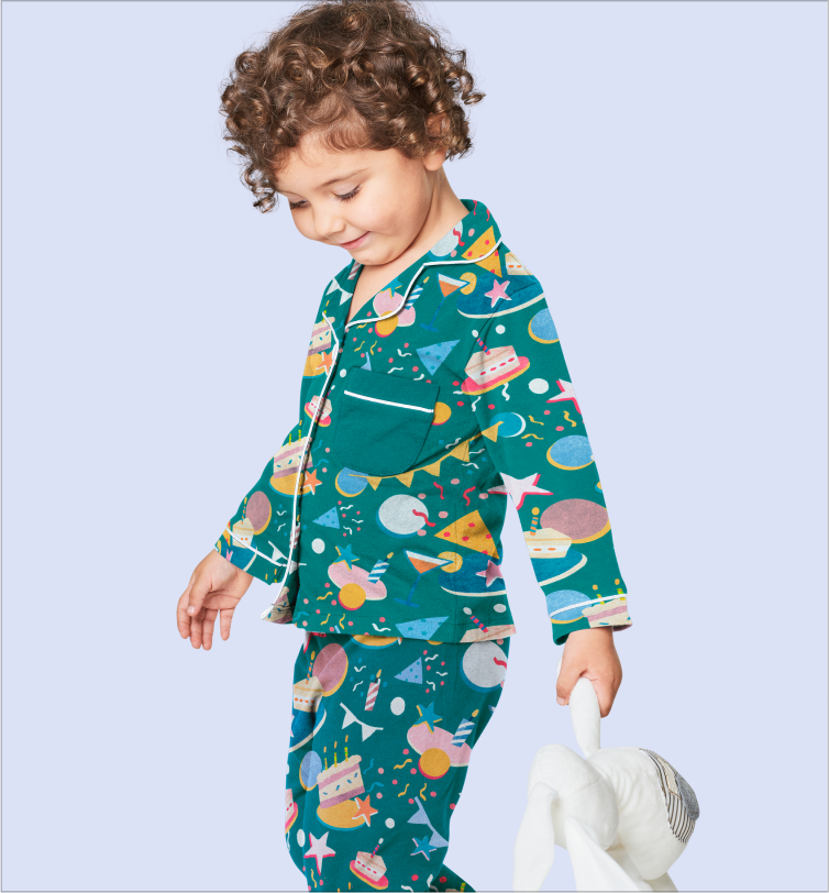 Kids' Printed Pajama Set